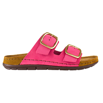 Rohde Ladies Nubuck Mules - 5879 - Pink