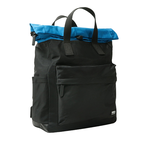 Roka Creative Waste Backpack -Canfield B Medium - Black/Seaport