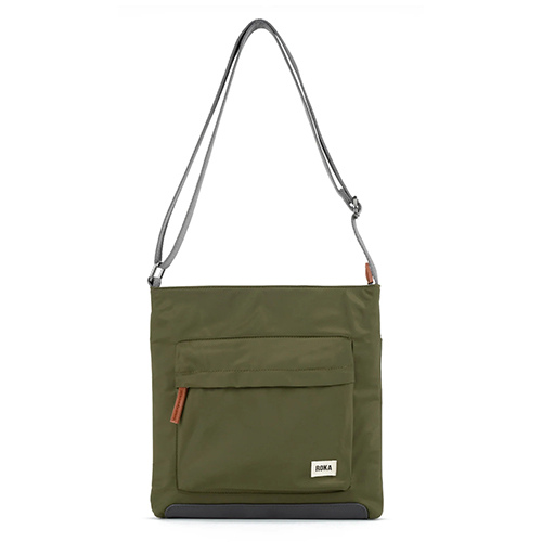 Roka Crossbody Bag - Kennington B Medium- Military