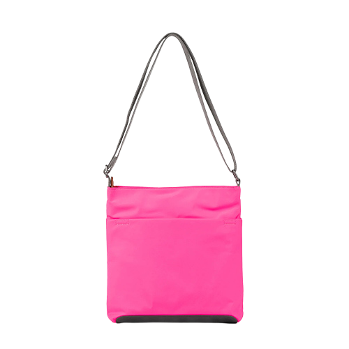 Roka Crossbody Bag -  Kennington B Medium- Neon Pink