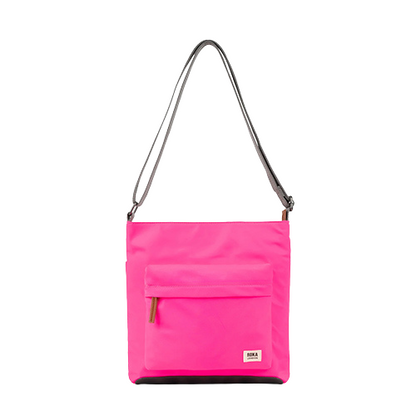 Roka Crossbody Bag -  Kennington B Medium- Neon Pink