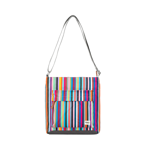 Roka Stripe Crossbody Bag - Kennington B Medium- Multi - Stripe