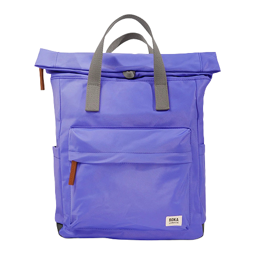 Roka Sustainable Bagpack -  Canfield B Medium- Simple Purple