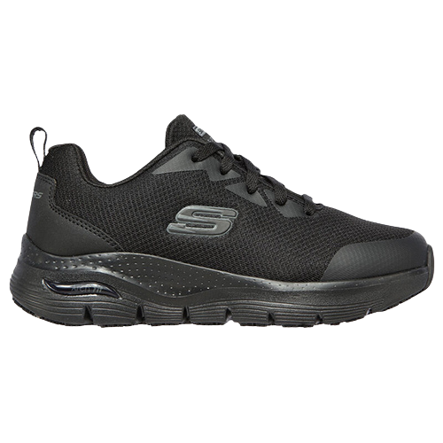 Skechers Ladies Arch Fit Work Trainers - 108019EC - Black