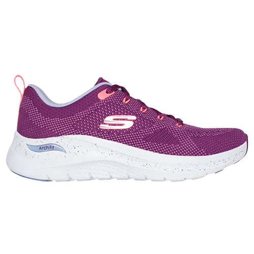 Skechers Ladies Arch Fit Trainers - 150320 - Purple