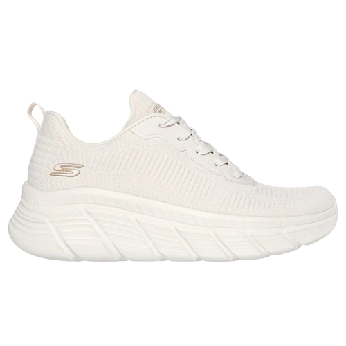 Skechers Ladies Bobs Sport Trainers - 117385 - Off White