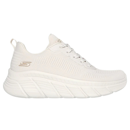 Skechers Ladies Bobs Sport Trainers - 117385 - Off White