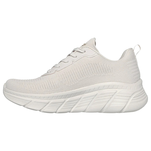 Skechers Ladies Bobs Sport Trainers - 117385 - Off White