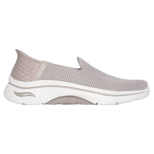 Skechers Ladies Go Walk Trainers - 125315 - Taupe