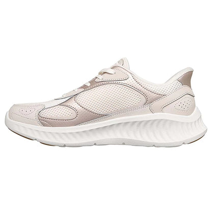 Skechers Ladies Slip-In Trainers - 125662 - Rose Gold