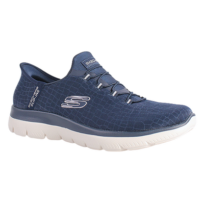 Skechers Ladies Slip-In Trainers - 150128 - Navy