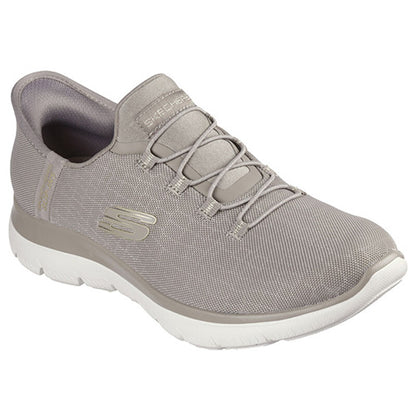 Skechers Ladies Slip-In Trainers - 150128 - Taupe