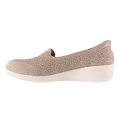 Skechers Ladies Slip-In Loafers  - 159375 - Taupe