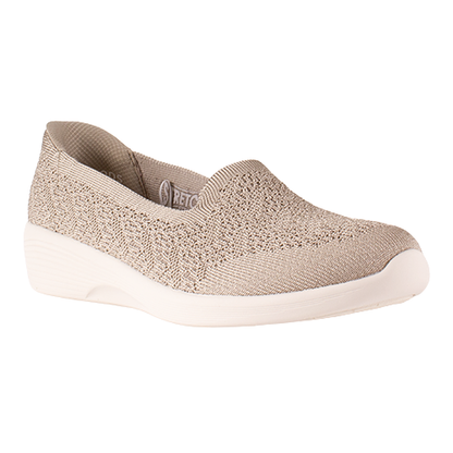 Skechers Ladies Slip-In Loafers  - 159375 - Taupe