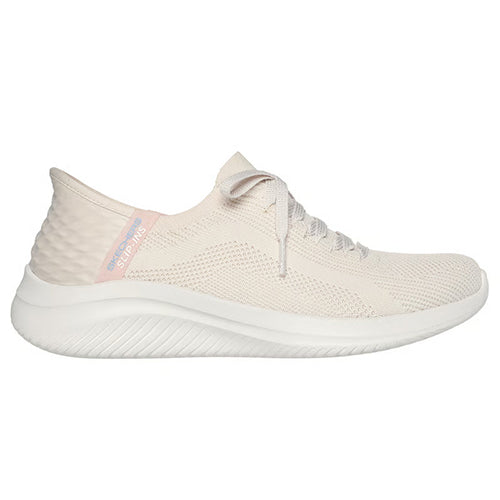 Skechers Ladies Slip In Trainers - 117627 - Beige