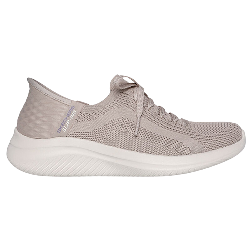 Skechers Ladies Ultra Flex Trainers - 149710 - Taupe