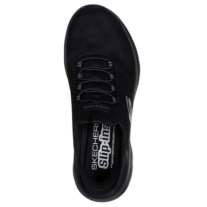 Skechers Ladies Slip In Trainers - 150254 - Black/ Black