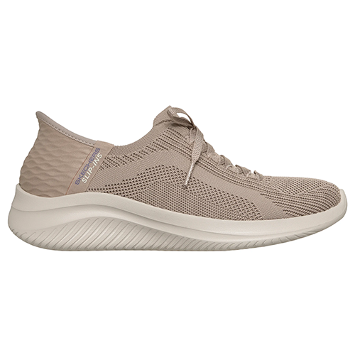 Skechers Ladies Slip In Trainers - 150457 - Taupe