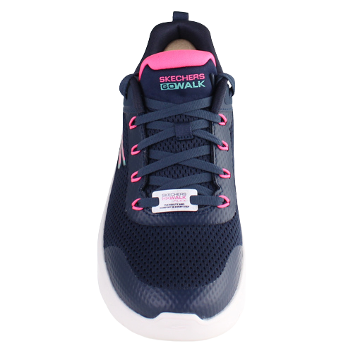 Womens navy 2025 skechers trainers