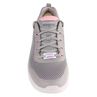 Skechers Ladies Trainers - 124817 - Taupe/ Pink