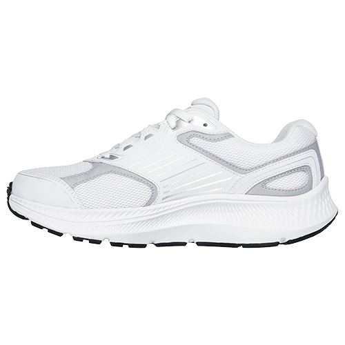 Skechers Ladies Trainers - 128606 - White / Silver