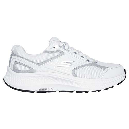 Skechers Ladies Trainers - 128606 - White / Silver