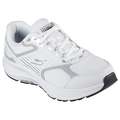 Skechers Ladies Trainers - 128606 - White / Silver