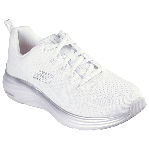 Ladies silver skechers hot sale