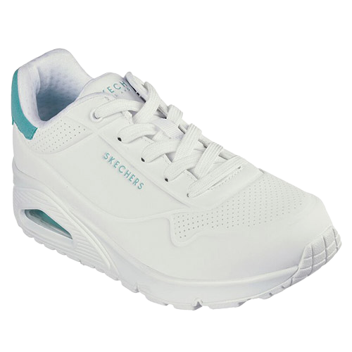 Skechers Ladies Trainers - 177092 - White/Mint