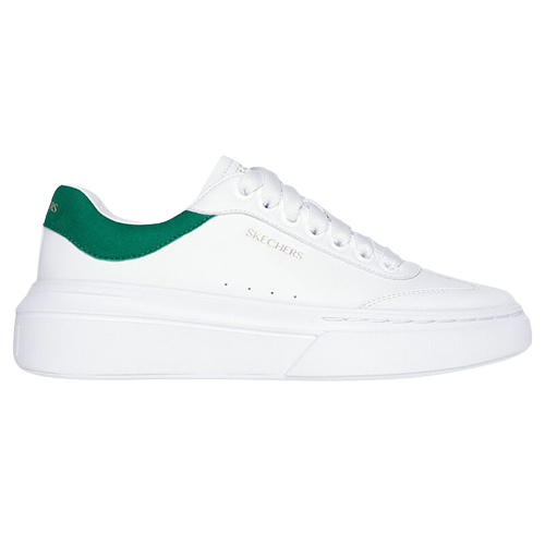 Skechers Ladies Trainers - 185060 - White/Green