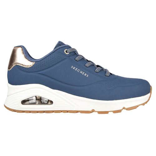 Skechers Ladies Uno Trainers -155196 - Navy