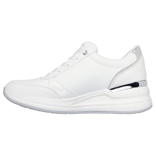 Skechers Ladies Wedge Trainers - 177341 - White