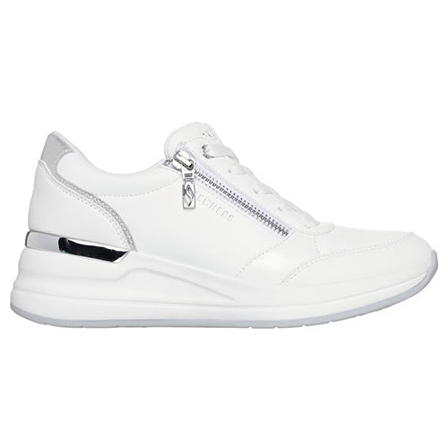Skechers Ladies Wedge Trainers - 177341 - White