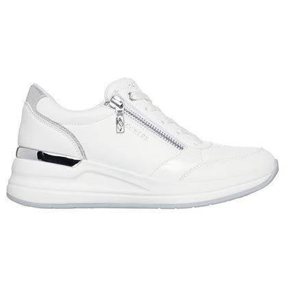 Skechers Ladies Wedge Trainers - 177341 - White