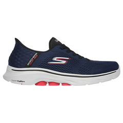 Skechers mens red clearance trainers