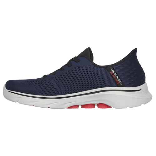 Skechers Men s Slip On Trainers 216648 Slip Ins Navy Red