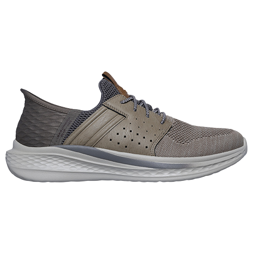 Skechers Mens Slip-In Trainers - 210811 - Taupe