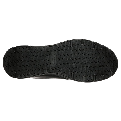 Skechers Mens Slip On Work Shoe- 77157EC-Black