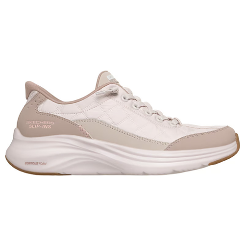 Skechers Slip-In Trainers - 150404 - Natural Taupe