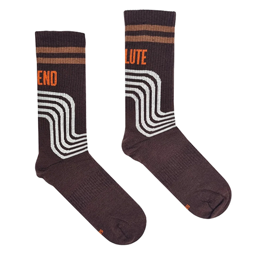 Socksciety Socks - Absolute legend - Brown