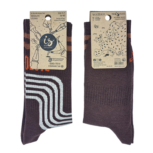 Socksciety Socks - Absolute legend - Brown