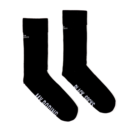 Socksciety Socks - My Boring Black Socks - Black