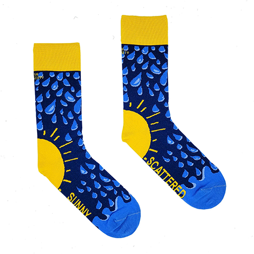 Socksciety Socks - Sunny Spells - Blue