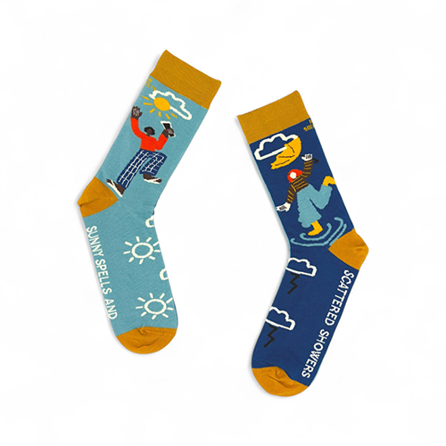 Socksciety Socks - Sunny Spells Artist Edition - Blue