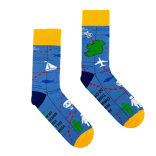 Socksciety Socks - There is no place like home - Blue