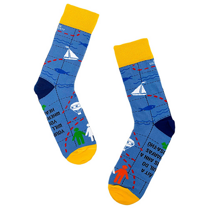 Socksciety Socks - There is no place like home - Blue