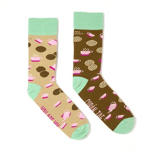 Socksciety Socks - You are my Cupan Tae - Pink