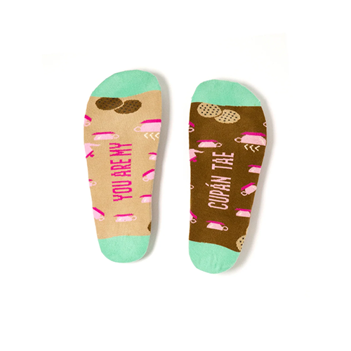 Socksciety Socks - You are my Cupan Tae - Pink