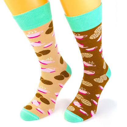 Socksciety Socks - You are my Cupan Tae - Pink