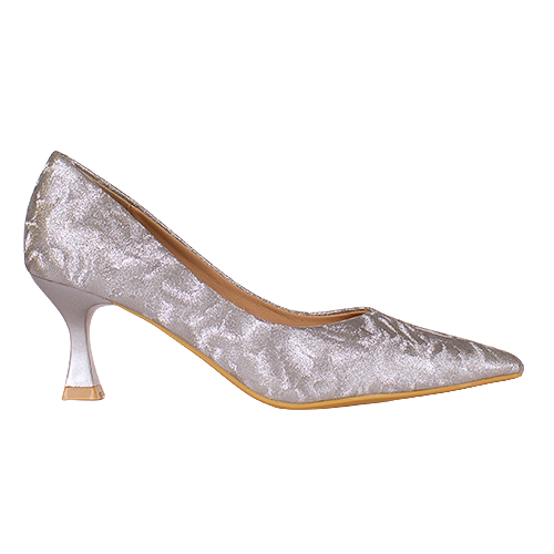 Sorento Dressy Court Heels - Chalet View - Silver